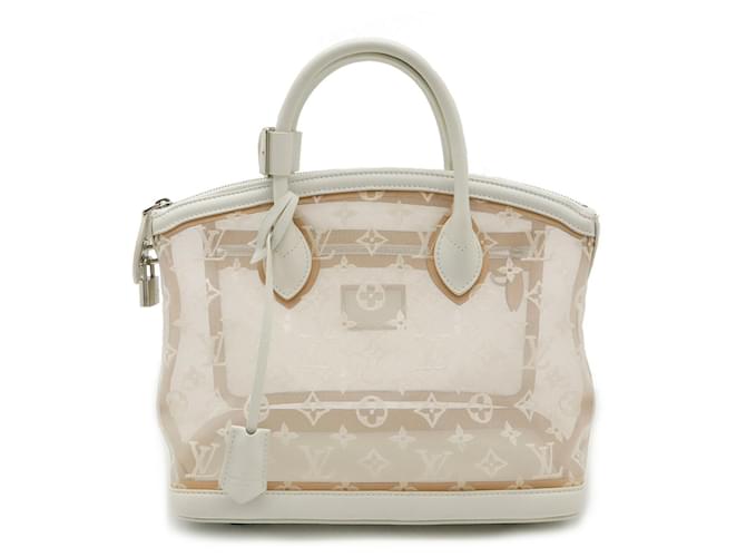 Louis Vuitton Lockit White Synthetic  ref.1929860