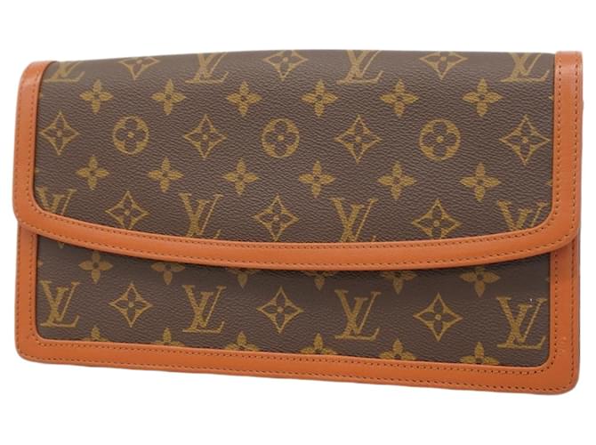 Louis Vuitton Pochette Dame Brown Cloth  ref.1929926