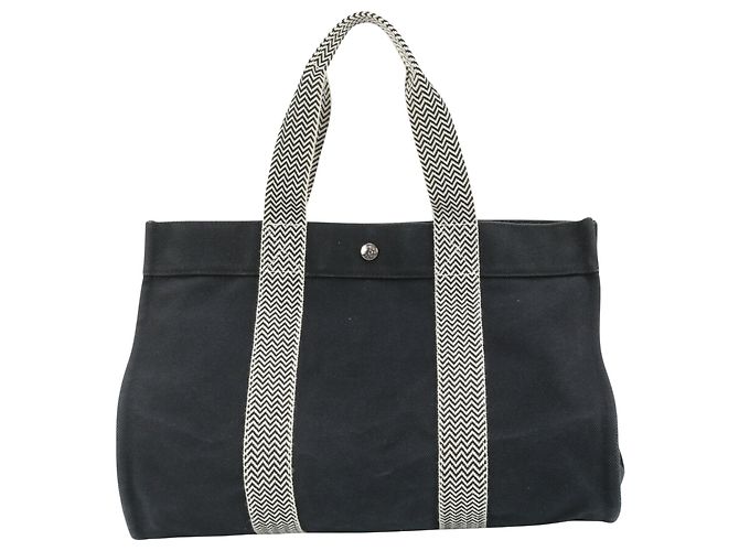 Hermès Cannes Nero Tela