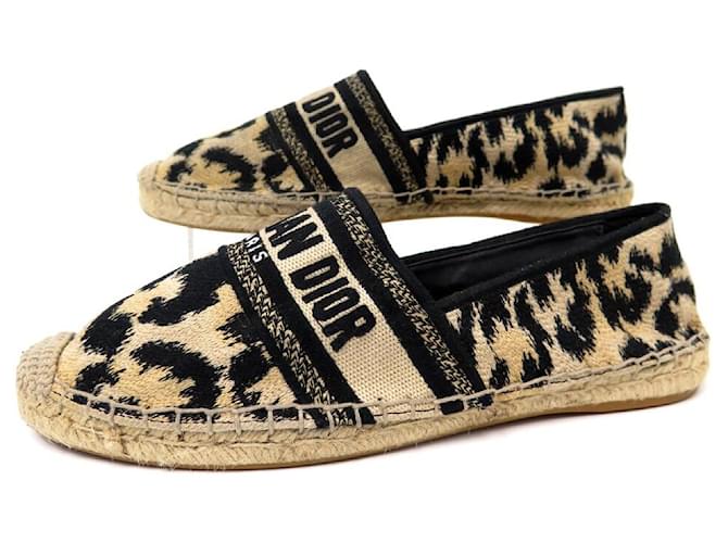 Canvas Shoes Dior Leopard Sneakers DIOR WALK'N Leopard Mizza