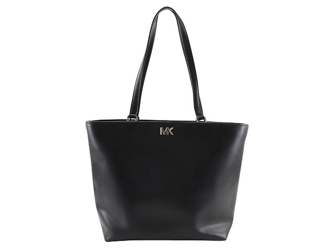 Bolsa tote de couro Michael Kors preta Preto