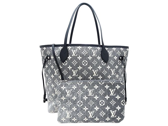 Louis Vuitton Neverfull MM Tote Bag M21465 Schwarz
