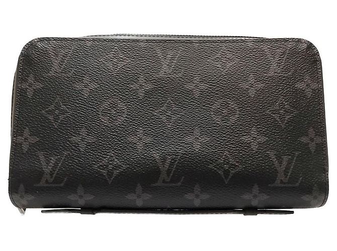Louis Vuitton Zippy XL Monogram Wallet Black