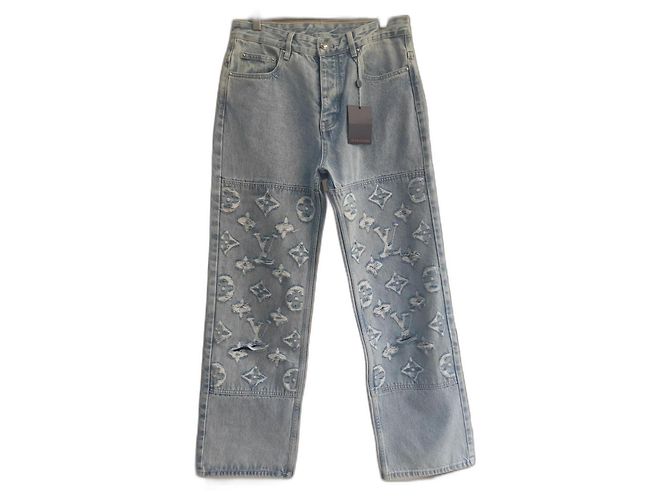 Louis Vuitton Vaqueros Azul