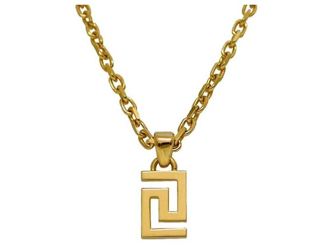 Collana placcata in oro Versace