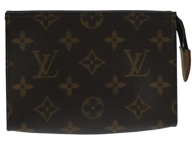 Necessaire Louis Vuitton Marrom Lona  ref.1932135