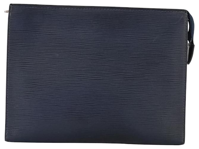 Pasta de Maquiagem Louis Vuitton Azul marinho Couro  ref.1932230
