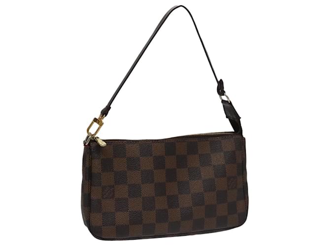 LOUIS VUITTON Damier Ebene Pochette Accessoires Pouch N41206 LV Auth 104768  ref.1932461