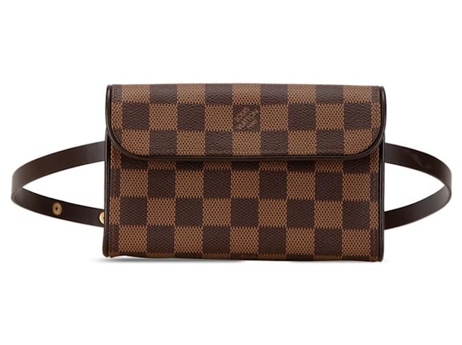 Louis Vuitton Florentine Brown Cloth  ref.1932675