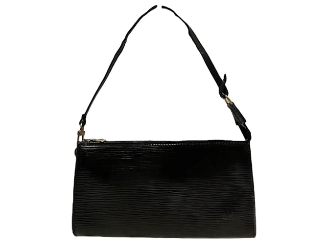 Louis Vuitton Pochette Accessoire Black Leather  ref.1932720