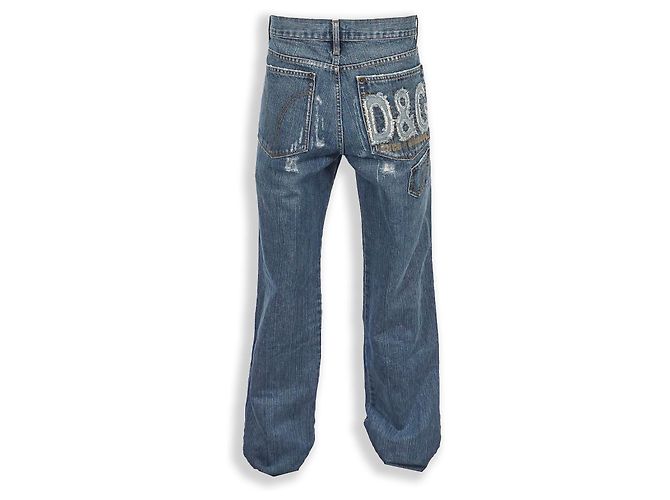 Dolce & Gabbana Jeans Dolce&Gabbana Dritti Vintage Taglia IT 48 Blu