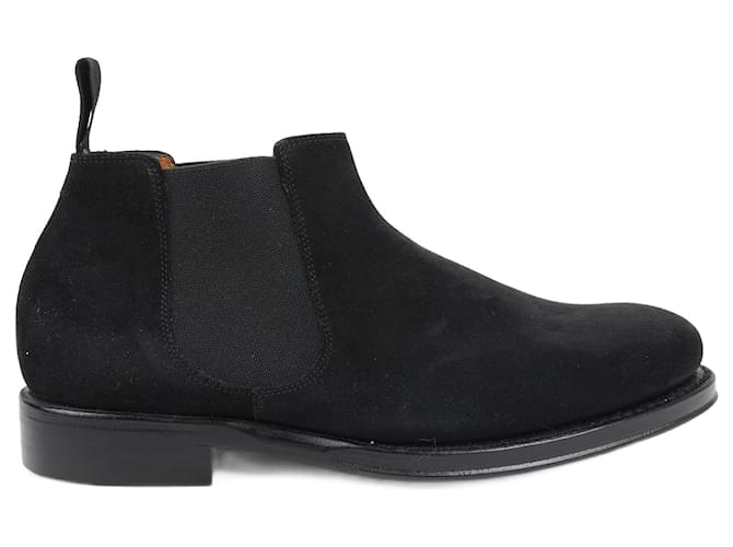 Autre Marque Jalan Sriwijaya Suede Side Gore Boots in Black, Size 38 EU, 99010 Leather  ref.1932854