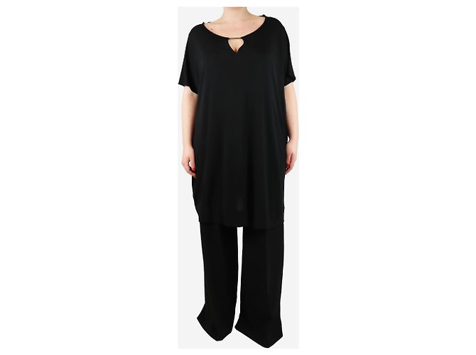 Diane Von Furstenberg Schwarzes Minikleid - Größe M