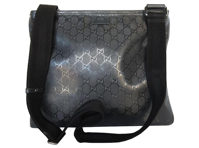 GUCCI Shoulder Bag GG Imprime Black Plastic  ref.1933810