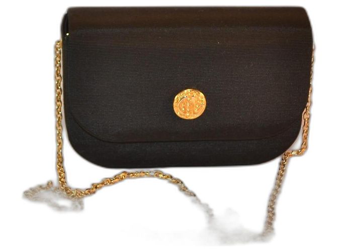 Mini bolsa Guy Laroche preta de tecido Preto
