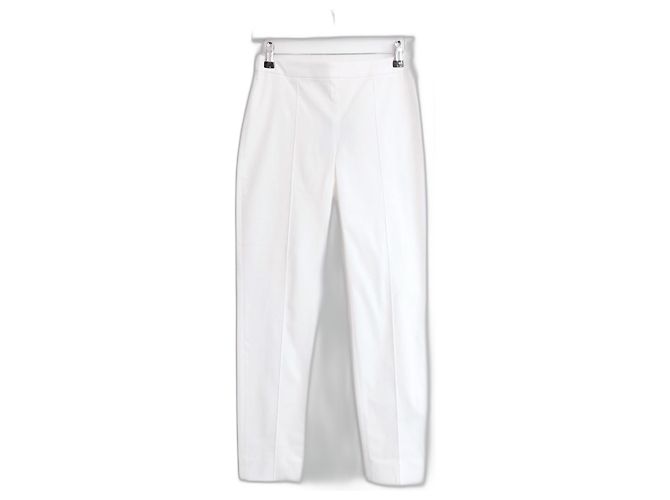 Pantalones de algodón blanco roto Mirel Symphony de Loro Piana
