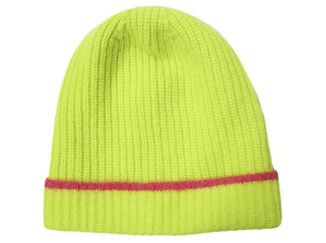 MARNI Wool Mohair Knit Cap Golden