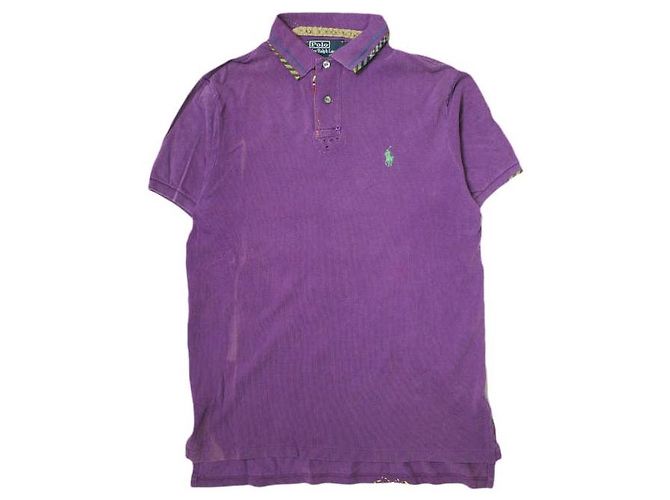 Polo de algodão Polo Ralph Lauren Roxo
