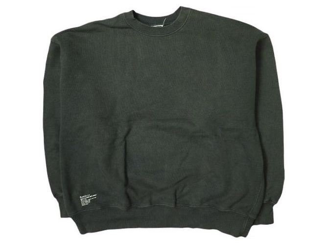 Autre Marque Heavy Oz Rundhals Sweatshirt Schwarz