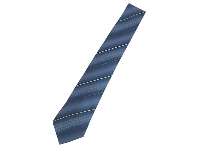 Louis Vuitton Silk Monogram Tie M71716 Blue  ref.1934528