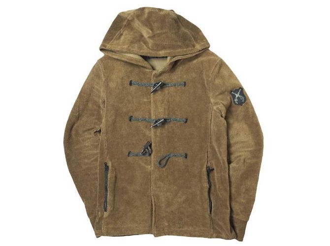 Autre Marque Roar Pile Short Duffle Coat Brown