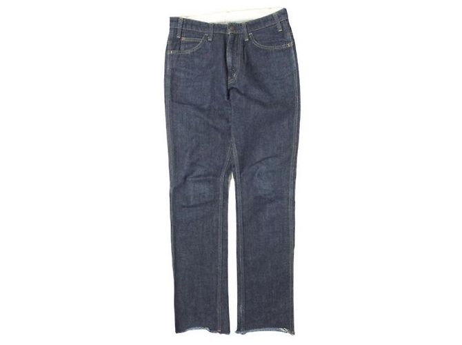Autre Marque UNUSED Denim Slim Cutoff Jeans Blau