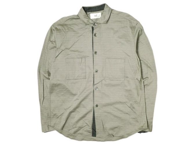 Autre Marque Camicia a maniche lunghe Stretch Border WB20YY01 Marrone