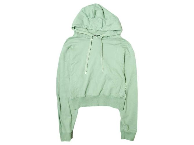 Autre Marque Pull à capuche en coton vert