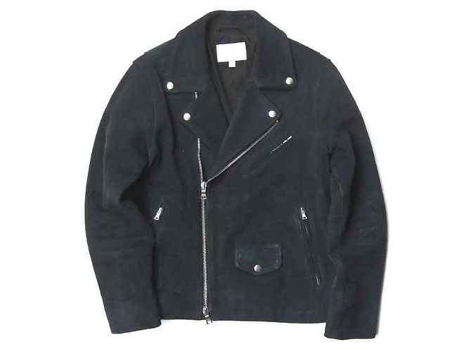 Autre Marque Suede Double Riders Jacke M Navy