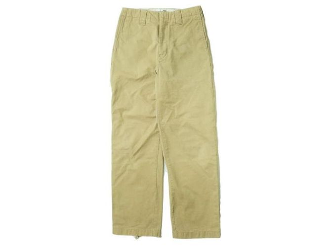 Pantalones de sarga de algodón beige Acne Studios