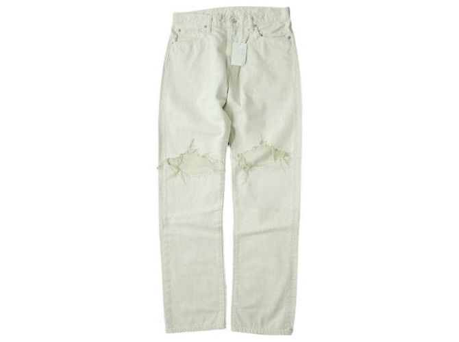 Autre Marque Jeans Selvedge Choc Blanco Blanco roto