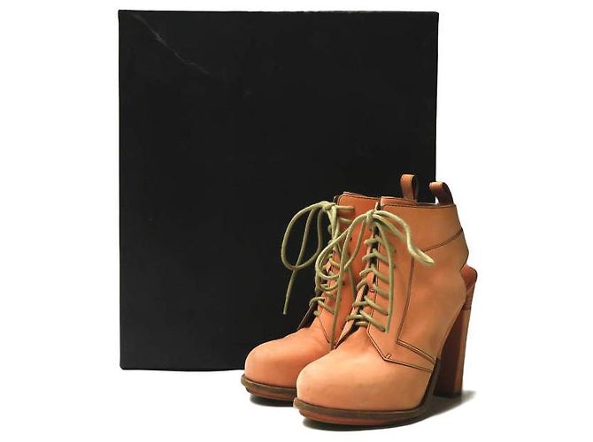 Alexander Wang DAKOTA BOTA COM CADARÇO Bota de couro