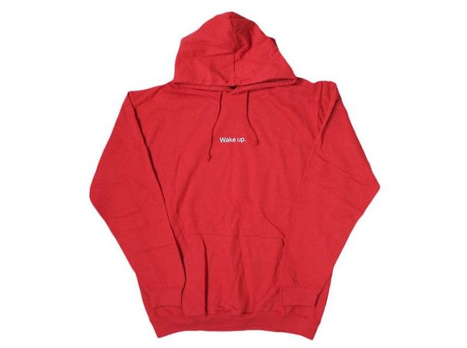 Autre Marque F.A.M.T. Despierta. Sudadera de mezcla de algodón Roja
