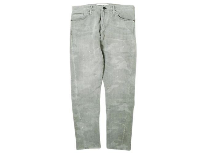 Autre Marque Pantalon en Denim Longsnout Twist en Coton et Nylon