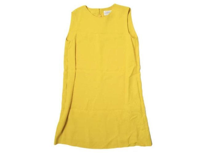 Autre Marque Vestido de una pieza de rayón y acetato J&M Davidson Amarillo