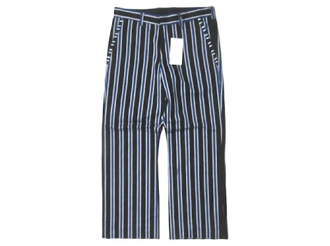 Autre Marque KUON TRIMMED TROUSERS Cotton Trousers  ref.1935197