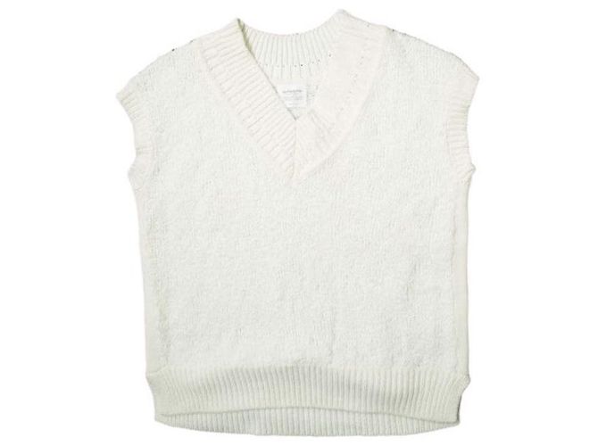 Autre Marque ara ara 22SS Oversize Strickweste mit V-Ausschnitt aus Nylon Baumwolle Acryl
Strickweste Aus weiß