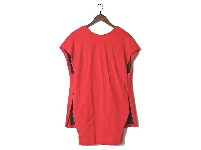 Autre Marque TOGA Kleid aus Rayon-Georgette Rot