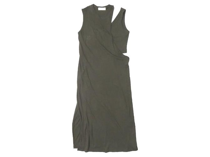 Autre Marque Vestido asimétrico de capas little Suzie Verde oscuro