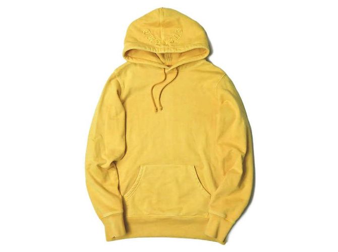 Supreme Overdyed Kapuzenpullover S Gelb 