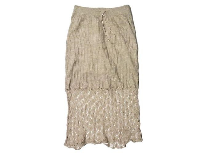 Autre Marque AVERY ROW Leinenstrickrock