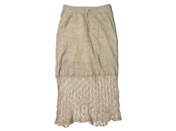 Autre Marque AVERY ROW 19SS028 Linen Knit Skirt  ref.1935709