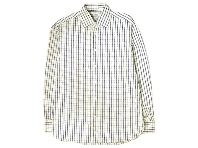 Autre Marque Camisa de algodón a cuadros Graph Check Borriello x Brilla para el gusto (Limitada) Amarillo