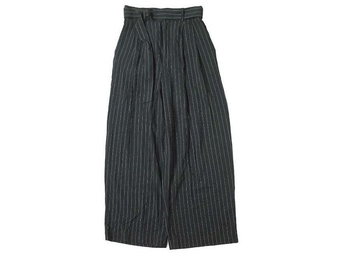 Autre Marque Pantalones de rayón Easy de ADAM ET ROPE Negro