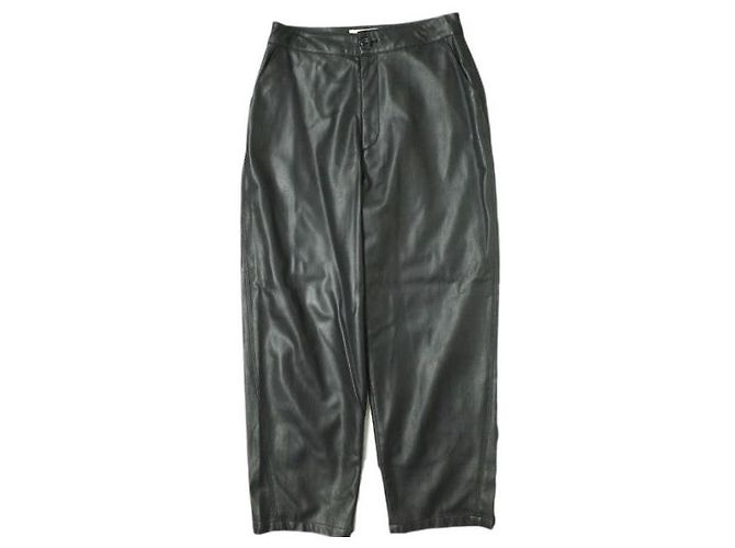 Autre Marque Ray BEAMS Kunstlederhosen Schwarz