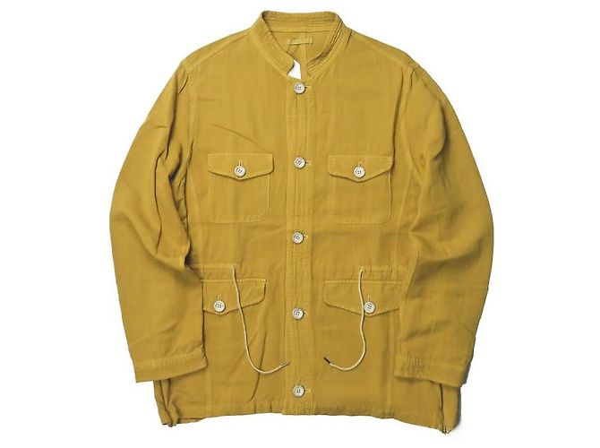 Autre Marque Bukht Safari-Jacke Senf Militär Arbeitskleidung