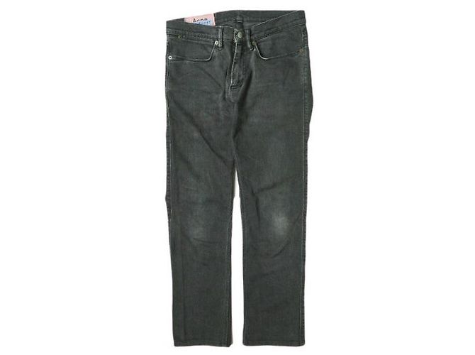 Jeans de algodón Bla Konst de Acne Studios Negro 
