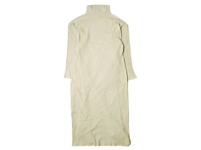 Autre Marque Vestido Kaftan Lhasa de Algodón Orgánico Baserange XS Caqui
