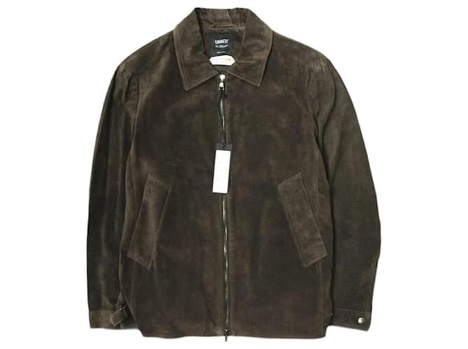 Autre Marque EMMETI JADER Pig Suede Jacket Limited Dark brown  ref.1936208