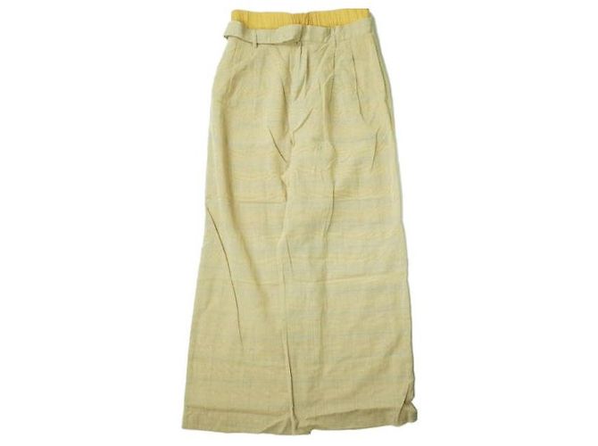 Autre Marque Pantaloni Rito DOUBLE WEST SHEER PANTS Beige
